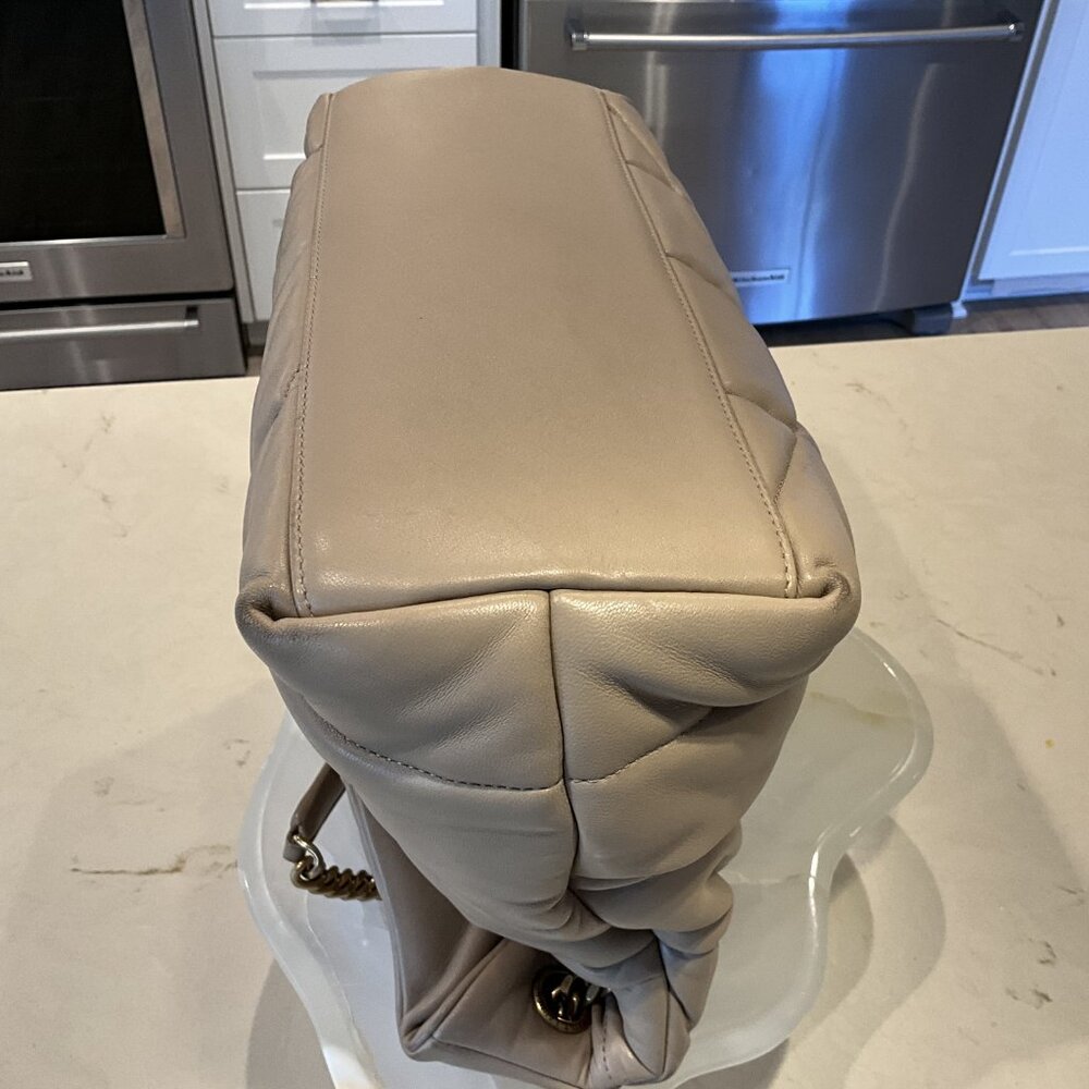 Saint Laurent Puffer Medium in Nappa Leather in Dark Beige - Picture 10 of 10